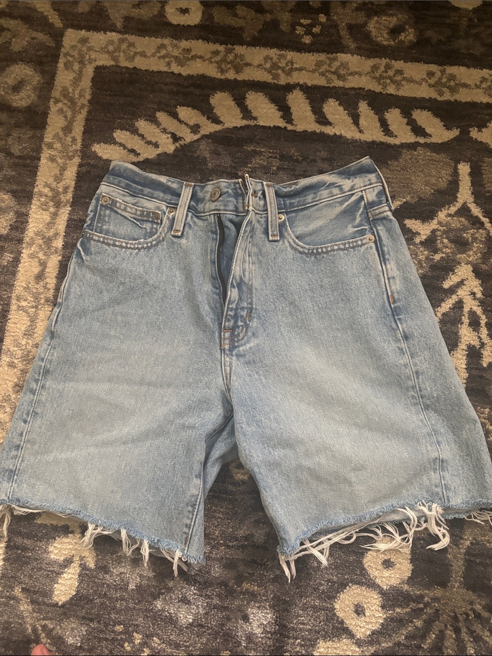 J. Crew Light Wash Denim Cutoff Shorts